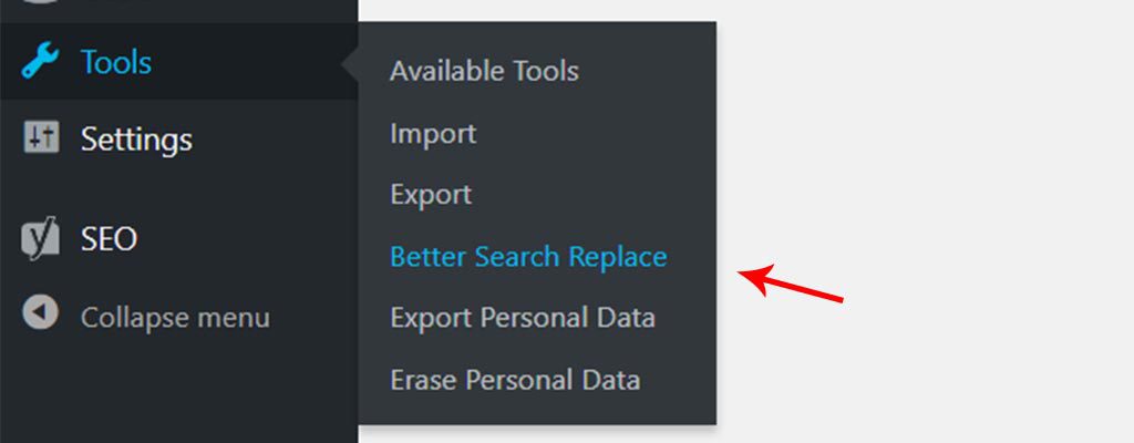 Using Better Search Replace plugin to move from http to https