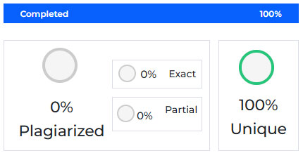 Check your content with a plagiarism detector.